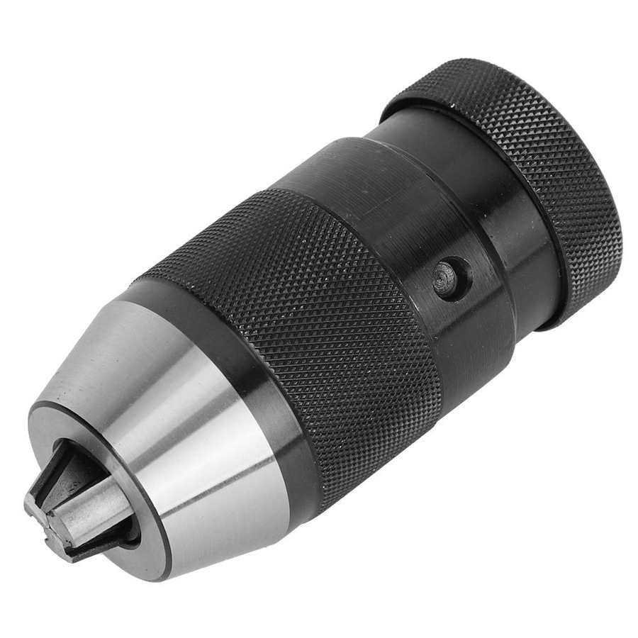 JT6 0-13mm High Speed Steel Keyless Drill Chuck Super Heavy Duty 3-Jaw Drill Press Chuck For CNC Milling Drilling Machine Lathe