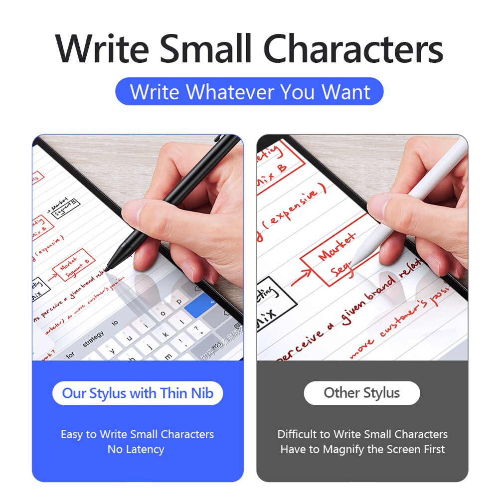 Capacitive Screen Stylus Pen Drawing Touch Smart Pencil for iPad Air Mini 5