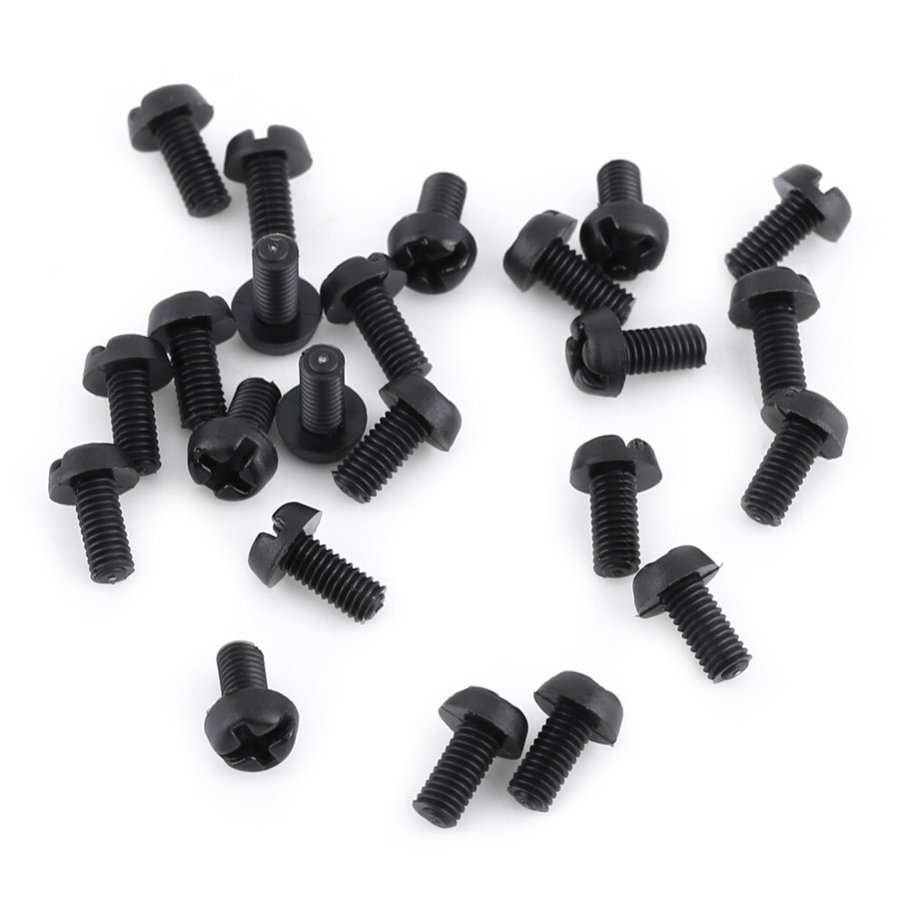 250 st  m2 m3 nylon distanser kolumn skruv avstånd hane hona distansskruvar muttrar svart
