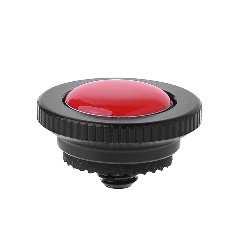 Red Manfrotto Round Quick Release Plate For Compact Action Tripods
