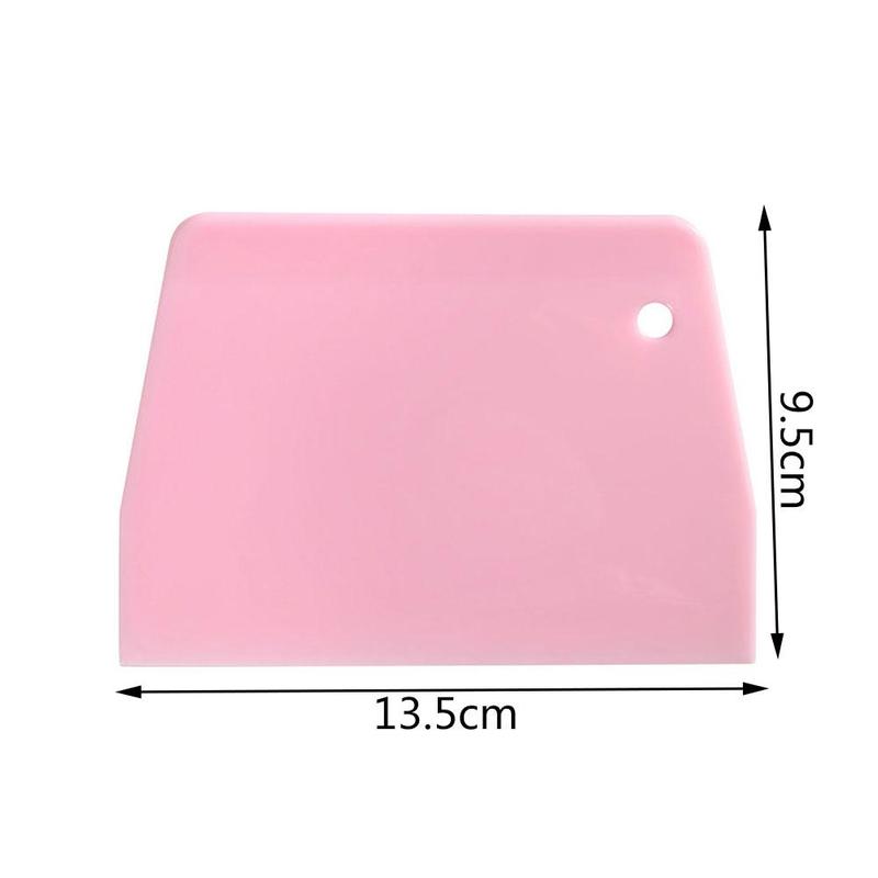 Pink Plastic Hanging Rice Scraper Household Kitchen Noodle Knife Water Board Baking Pastry Panel