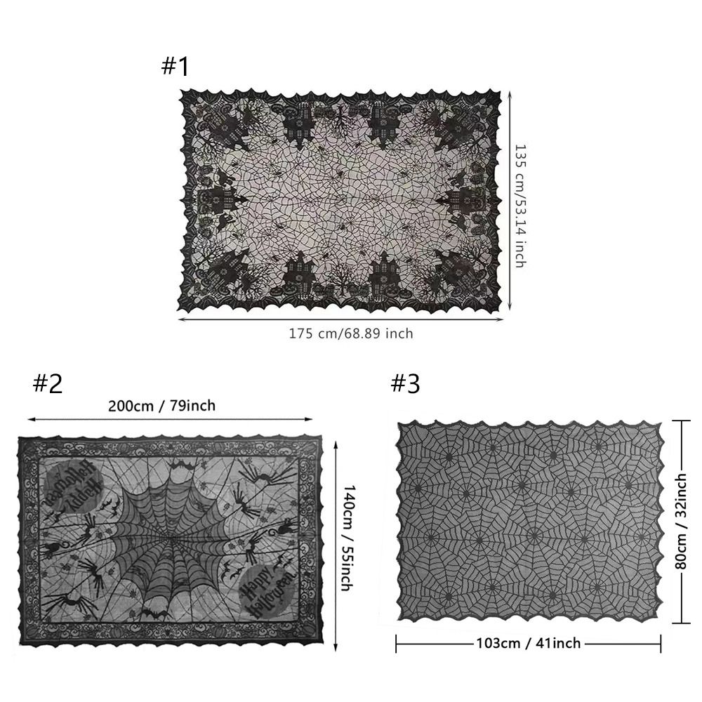 Græskar hjemsøgte huse halloween blonde dug spøgelse kranium flagermus sort edderkoppespind dug