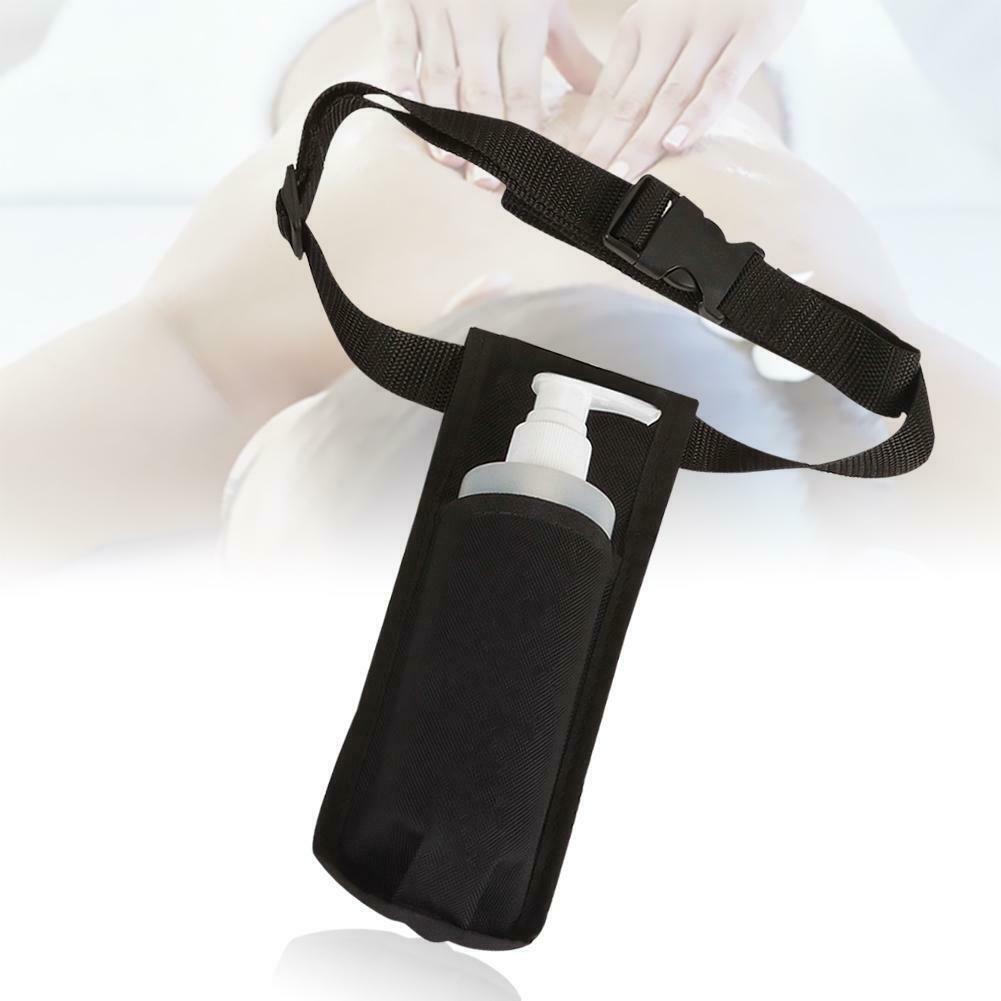 Oxford klut baby massasje flaske hylster enkelt kit massasje olje lotion dispenser justerbar midje belte holder belter for kvinner