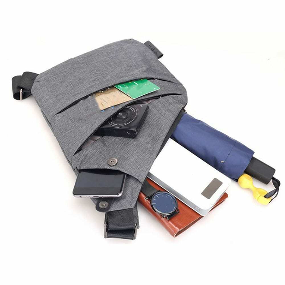Menn anti-tyveri bagpack dame sling one shoulder bag gutt vanntett reise liten brystveske slim mini crossbody bag