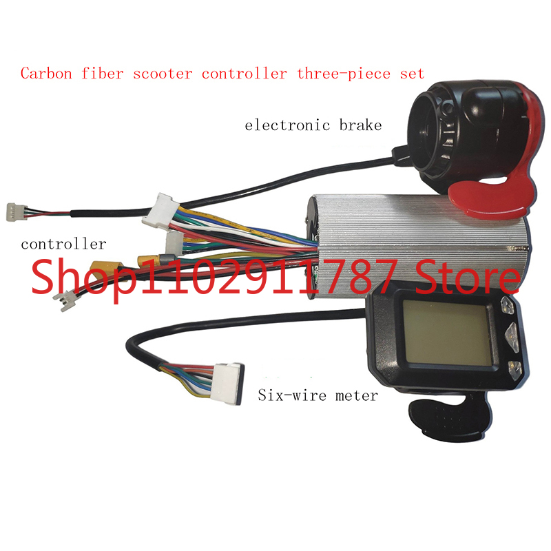 1SET Controller Brake LCD Display 24V 250W Electric Scooter Controller Brushless Motor Electric Bicycle Accessory