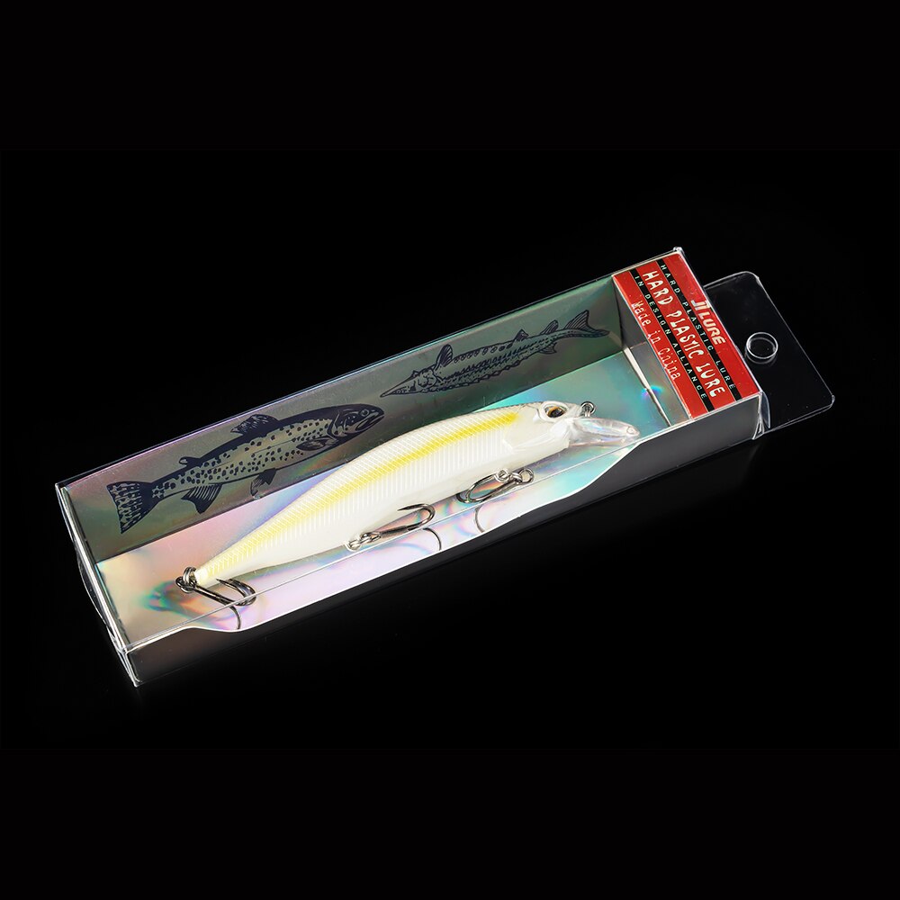 Realis jerkbait 110sp kunstaas voor zeebaars, zwevende glans, lange werpafstand, hard kunstaas  jt9340