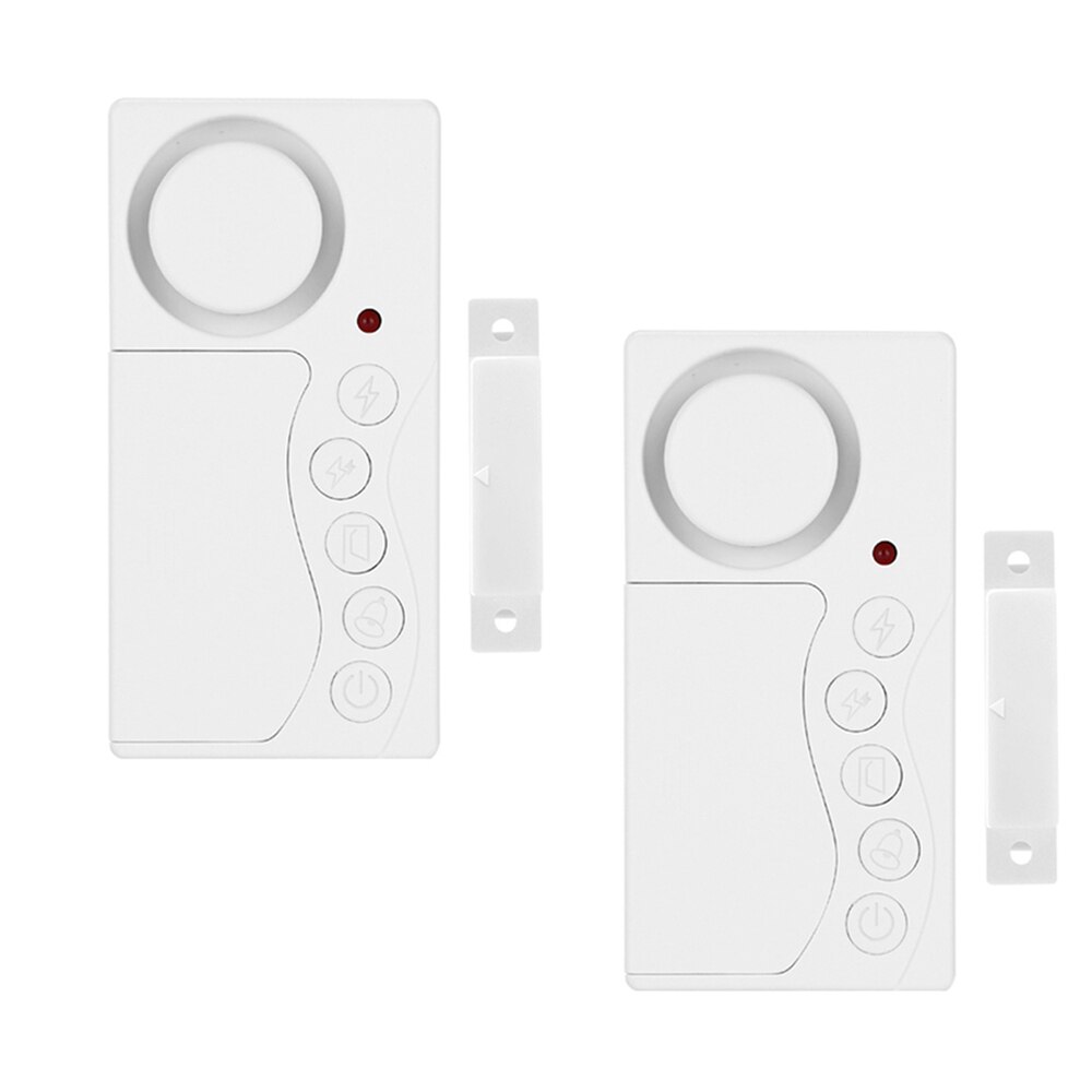 Elecpow Door Opening Sensor Wireless Time Delay Door Alarm Door Sensor Door and Window Security Alarm Home Security: Yellow