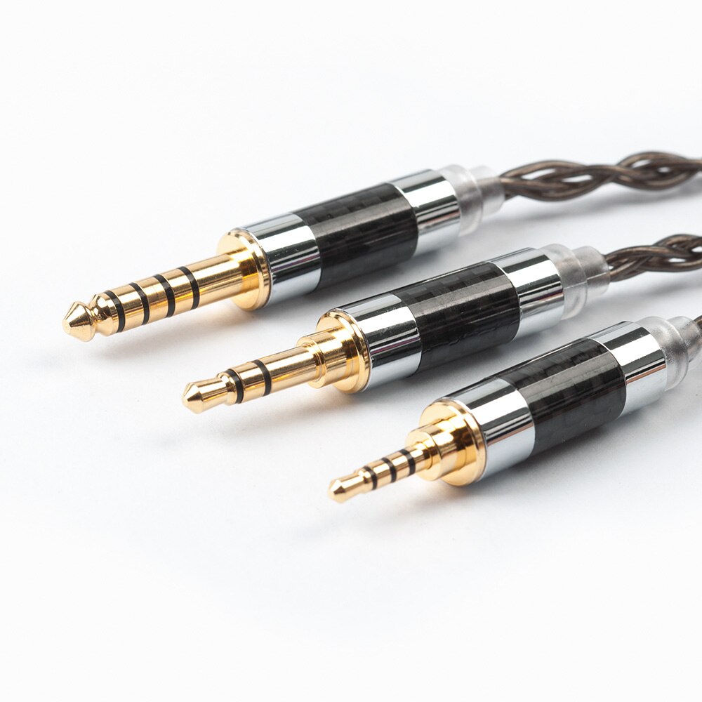 Yinyoo 4 Core Upgrade Verzilverd Kabel 2.5/3.5/4.4Mm Gebalanceerde Kabel Voor Blon BL-03 BL-05 BL05 zsn Pro ZS1O Pro