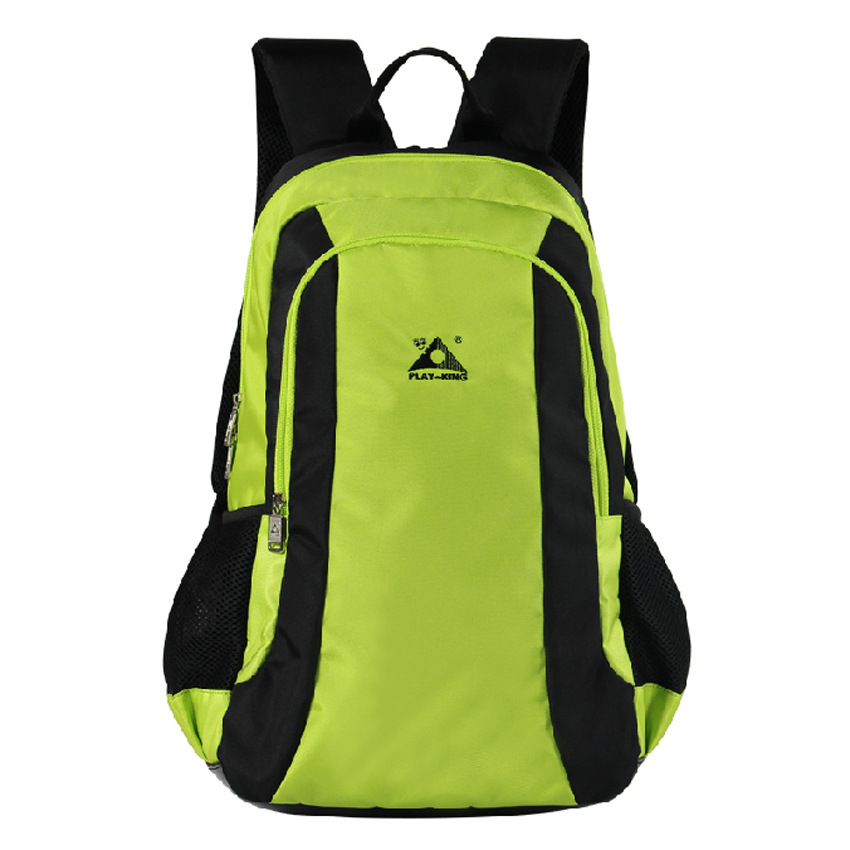 Bolsa de silla de pesca para hombre y mujer, bolso de hombro de viaje de gran capacidad, multifunción, para montañismo al aire libre, trekking, camping: green