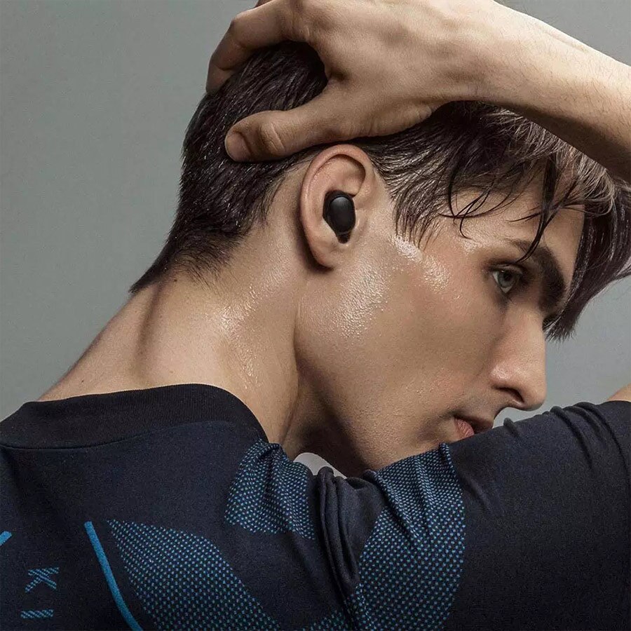 Xiaomi-Auriculares intrauditivos estéreo Bluetooth 5.0 con micrófono, audífonos inalámbricos TWS con control AI, con estuche de carga, Redmi AirDots 2