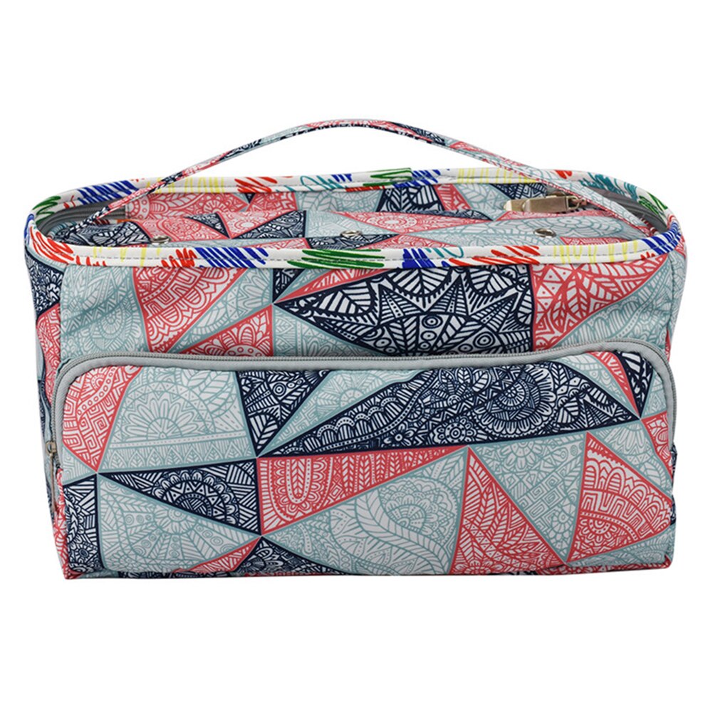 Multi-style woven tote bag yarn storage bag for thread wool yarn crochet, knitting needles and sewing accessories: 36x20x19CM