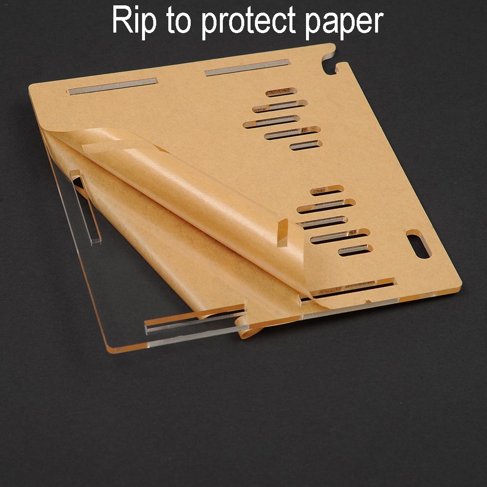 Acrylic Transparent Reptile Amphibious Box Breathable Durable Flip Cover Reptile Cage Easy Install Lizard Breeding Box 20E