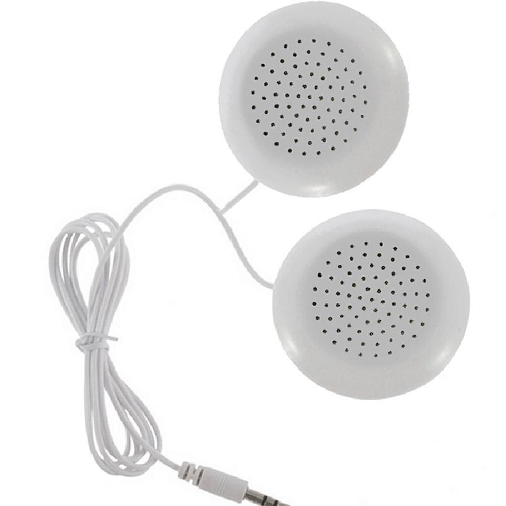 1Set 3.5 mm Plug Universal Mini Neck Pillow Speaker Pillow Player Accessories IPod Speaker MP4 Music MP3 Box Sound For IPho Y0F7