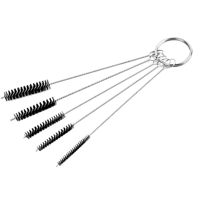 Airbrush Reiniger Set Vergaser Carbon Dirt Jet Entfernen Reinigungsnadeln Bürsten Reinigungswerkzeuge für Automobil Motorrad Schläuche: green