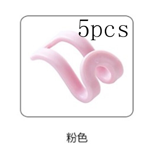 5pcs Mini Antislip Clothes Hanger Work With Rack Hanger Storage Organizer Closet Hanger Accessories Home Storage Rack: pink