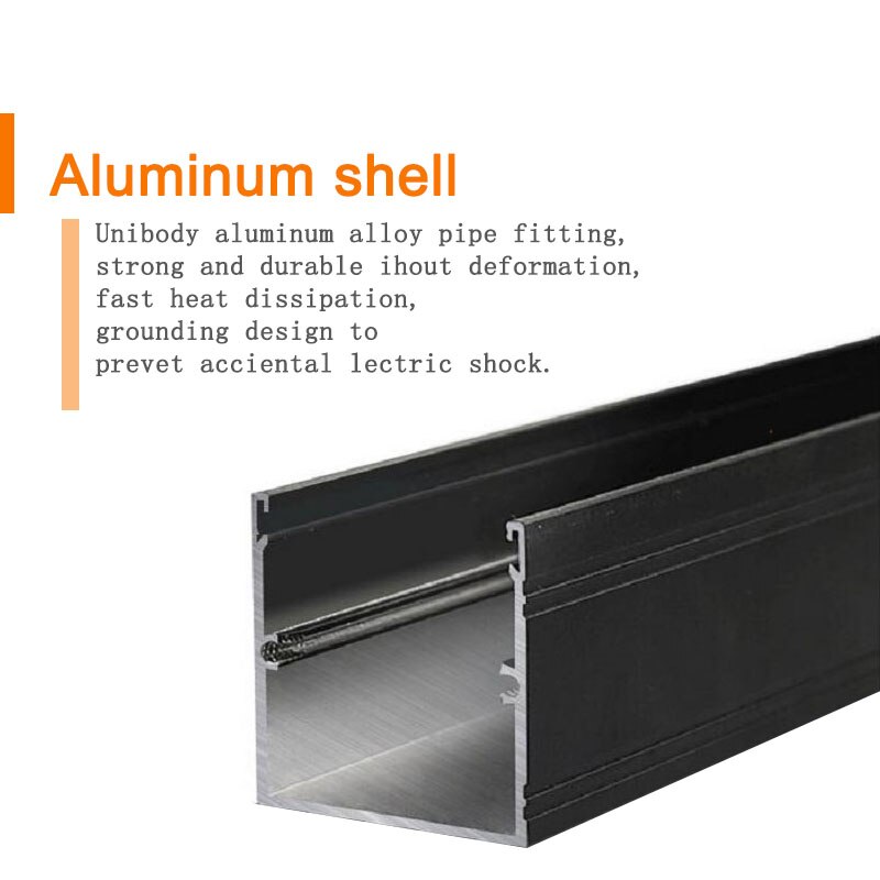 Aluminum Alloy Industrial 19 inch PDU Network Cabinet Rack Power Strip 8AC with Switch European Standard Extension PLUG Socket