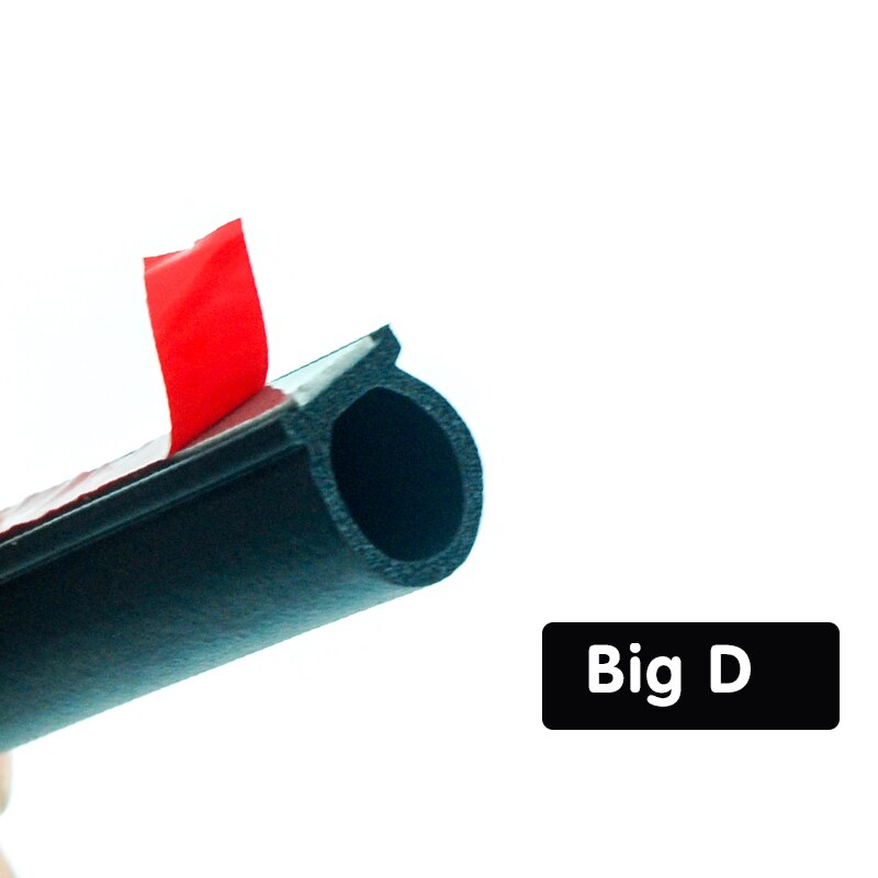 P Z D B Type 4 Meter Auto Deur Afdichting Weatherstripping Deur Rubberen Afdichting Strip Auto Geluidsisolatie Rubber Afdichting voor Auto Rubber: Big D 4M