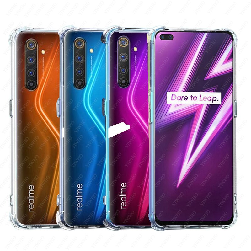 On para oppo realme 6 pro fino claro macio tpu capa de telefone realme 6pro realme6 pro real me 6 pro rmx2061 rmx2063: Default Title