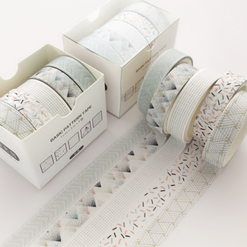 5 st/set washi tape galler maskeringstejp rosa brevpapper kawaii scrapbooking cinta adhesiva decorativa washitape papelaria: 9