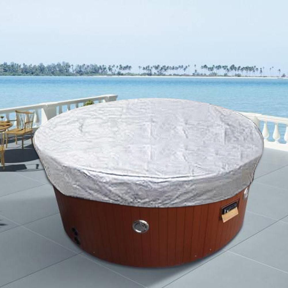 Outdoor SPA Tub Cover Swimming Pool Dust Round Cover