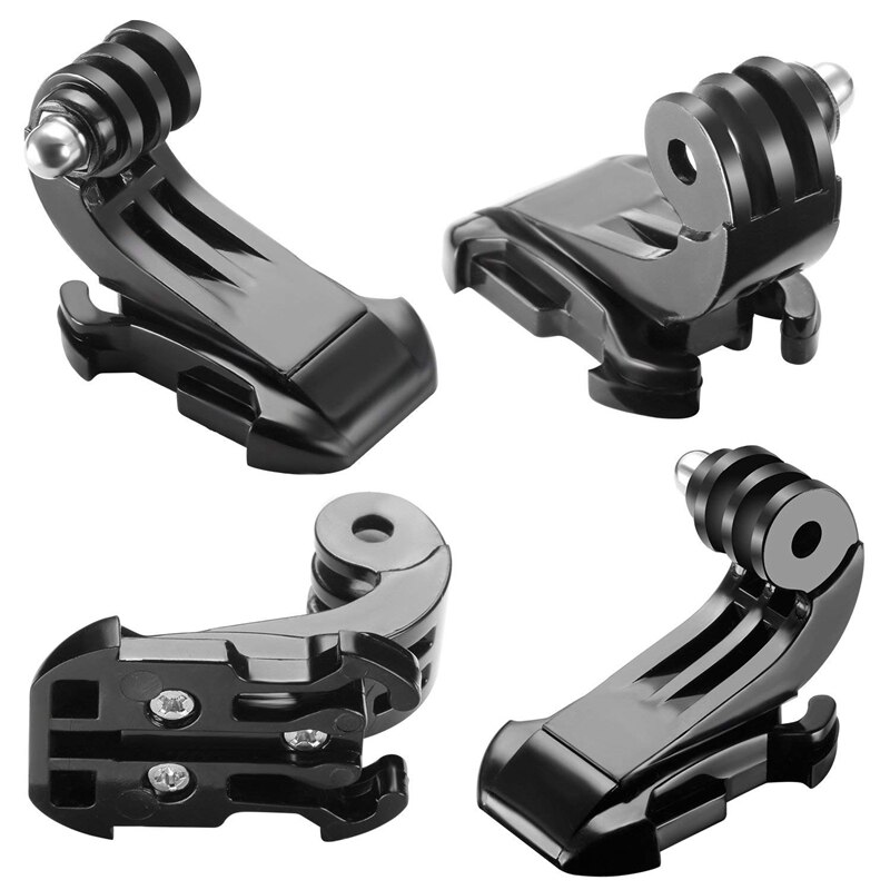 Kit d'accessoires 8-en-1 pour Gopro, fixation de base à pince à boucle, montage rapide à Surface verticale support à boucle en J, longue vis à oreilles f
