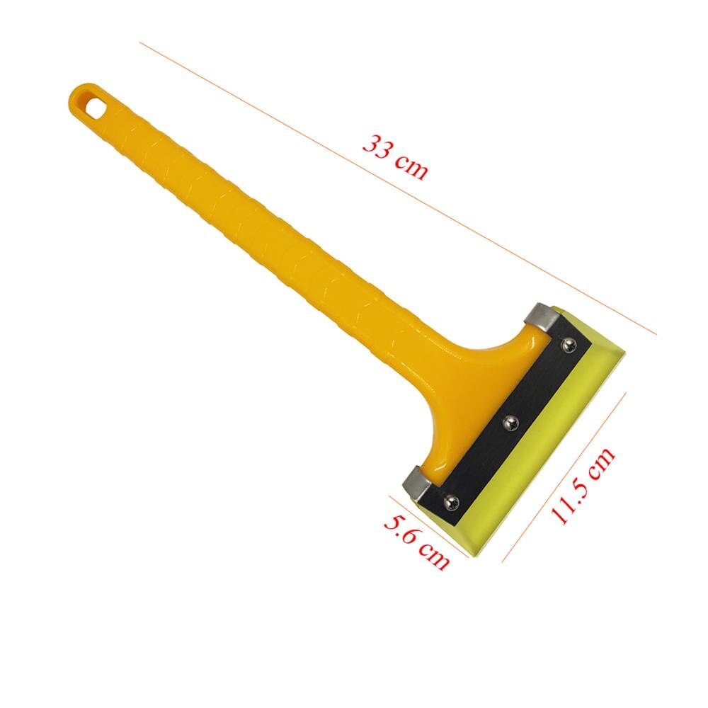 33cm Long Handle Ice Scraper Rubber Window Snow Squeegee Blade Snow Shovel Car Water Squeegee Auto Film Wrapping Tools B43