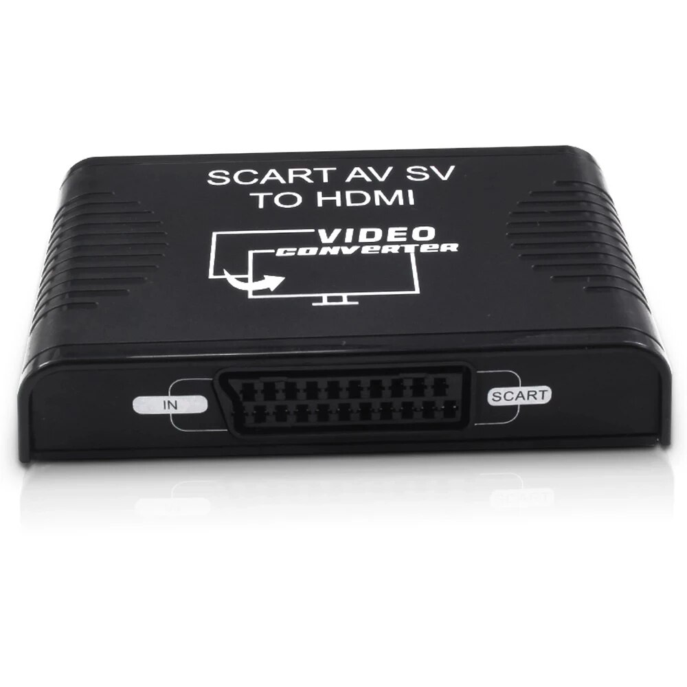 Av Scart Hdmi Converter 3-In-1 S-Video Composiet Av Scart Naar Hdmi Converter Switcher S-Video + Rca + Scart Naar Hdmi Out