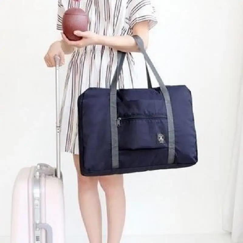 Portable Multi-function Bag Folding Travel Bags Nylon Waterproof Bag Large Capacity Hand Luggage Business Trip Traveling Bags: MULTI