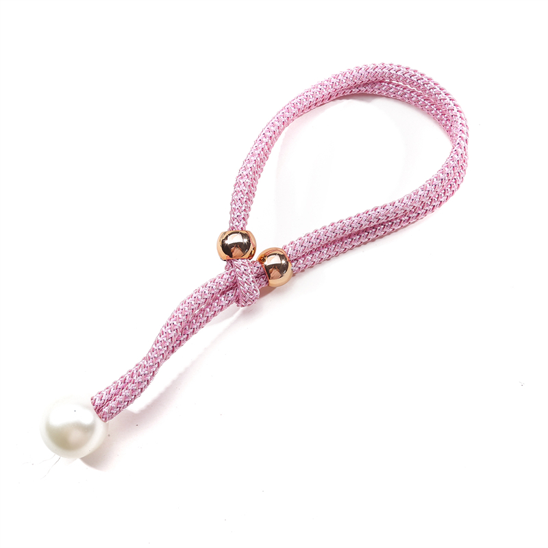 1/2 Stück Perlen-Vorhang-Raffhalter, Vorhang-Perlen-Raffhalter, dekorative Befestigungen, Seil-Vorhang-Raffhalter, kein Stanzen, verstellbare Ausziehhalter, Seil: verrotten / 30-35cm