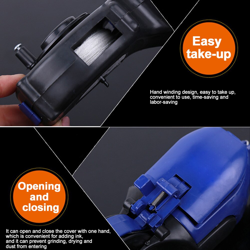 Wear Resistant Living Room Measuring Scriber Woodworking Carpenter Duct Fountain Non-Slip Construction Tool Manual Ink Marker