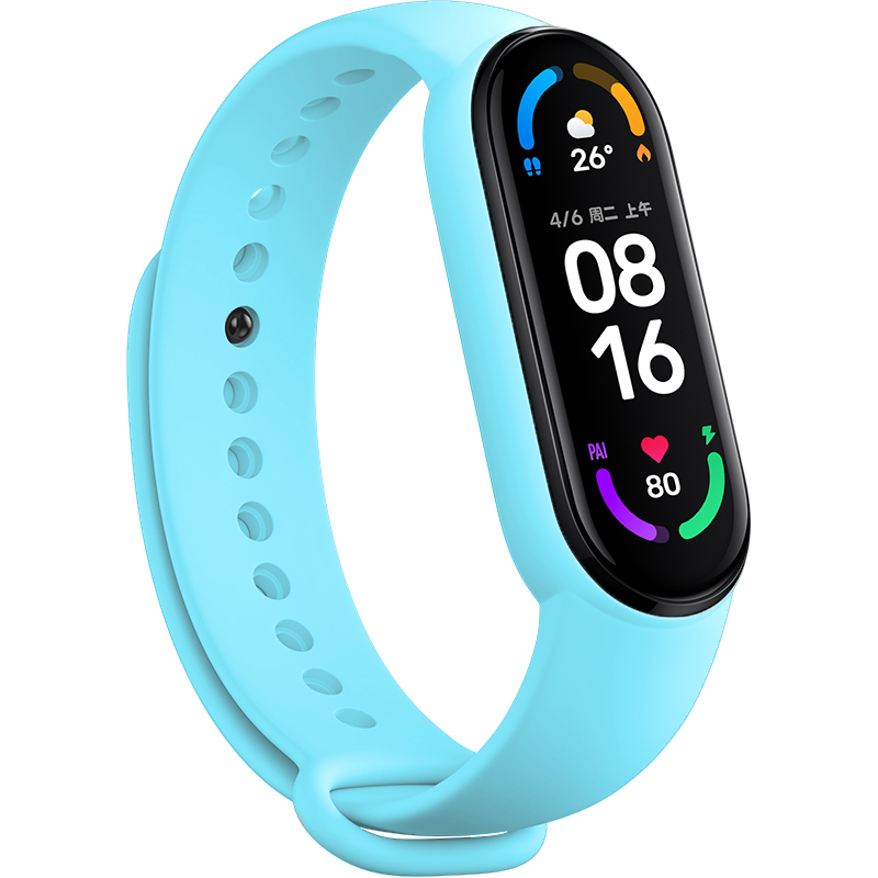 Uhrenarmband für Xiaomi Mi Band 3 4 5 6 7 Armband Silikonarmband Handschlaufe für Mi Band 7 3 4 5 6 Armband Smartwatch Band
