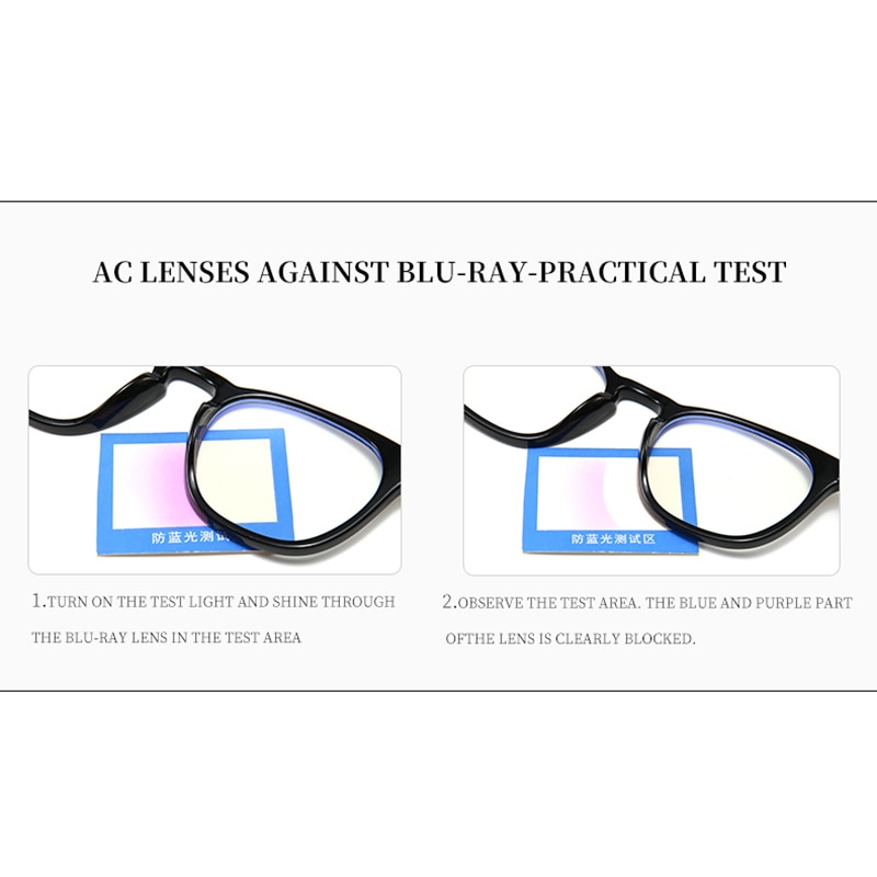 Nuevas gafas anti-azules para hombres y mujeres, gafas de espejo planas, gafas redondas montura de aluminio TR Retro, gafas transparentes negras