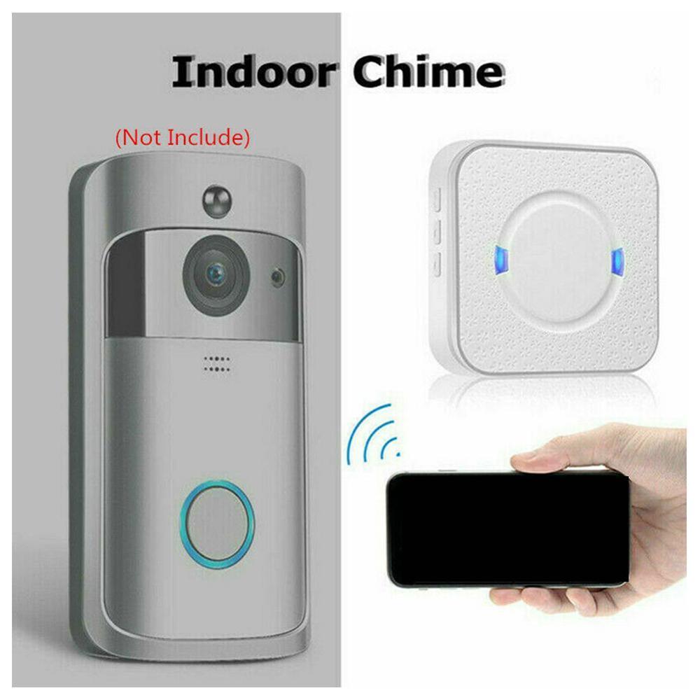Indoor Doorbell Smart Wireless WiFi Indoor Doorbell Door Plug Receiver Ding Bell UK/EU/US dong J9L1