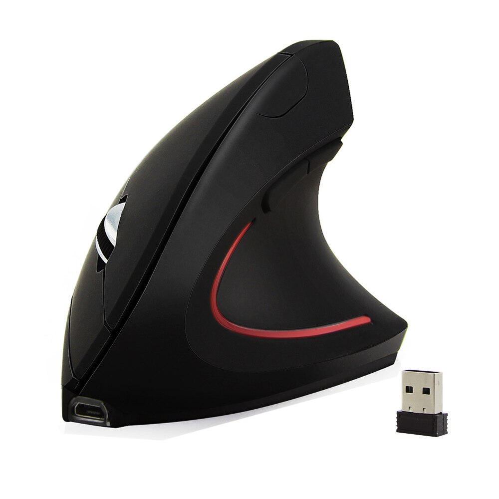 CHYI Wireless Vertikale Computer Maus Ergonomische Wiederaufladbare Mause 2,4 Ghz Optische Usb 6D 1600DPI Gaming Mäuse Für Laptop Macbook: Vertical Mouse