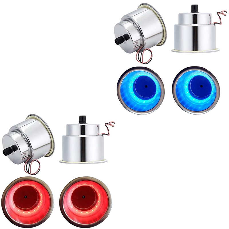 4Pack Verzonken Rvs Cup Drink Fles Houder Met Afvoer Marine Voor Boot Rv Camper Auto Truck