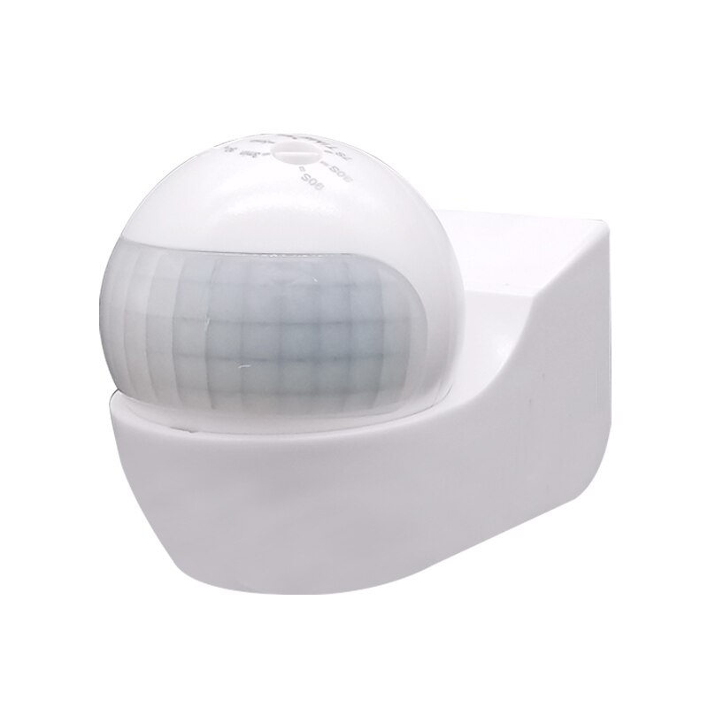 Motion Sensor 110v~230v Motion Detector Automatic Infrared PIR Sensor 180 Degree Rotating Outdoor Timer Light Switch: Default Title
