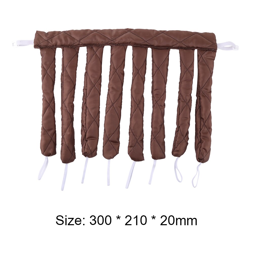 Heatless Spiraal Krulspelden Slapen Zachte Hoofdband Haar Geen Warmte Krullen Lint Haar Rollen Slapen Diy Haar Styling Tools: Brown