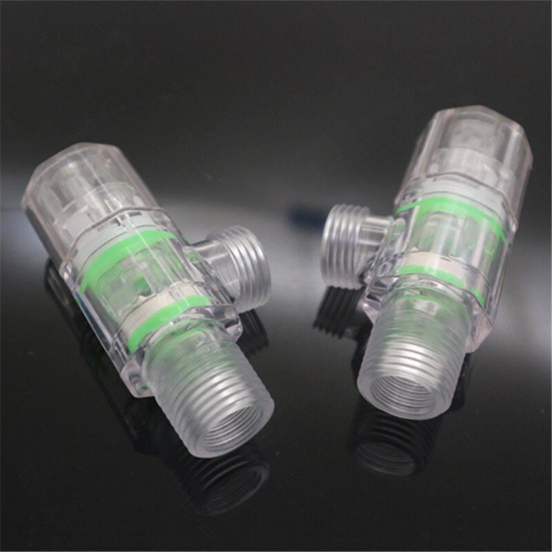 2pcs/lot PC 1/2 angle valve water stop valve plastic bathroom angle valve toilet water control valve