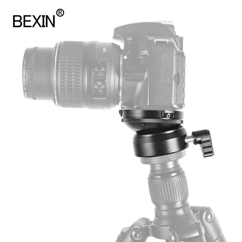 Bexin Vertaling Leveling Base Statiefkop Camera Stand Aanpassing Hoofd, Met Bubble Niveau, voor Slr Camera Statief Statief Hoofd