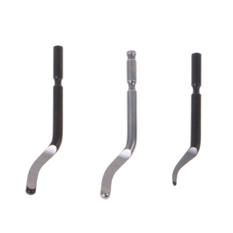 10 PCS Schnelle Stahl Dreh Klinge BS1010 BS1018 BK3010 Klinge Kunststoff Kupfer Aluminium Ecke Riss Entgraten Trimmen verarbeitung