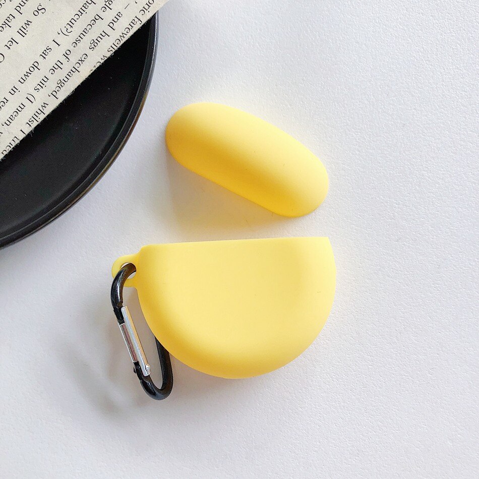 Soft Silicone Earphone Cover For Huawei FreeBuds 3 Pro Free Buds 3 Bluetooth Wireless Headset Coque For Huawei Freebuds 3 Case: yellow