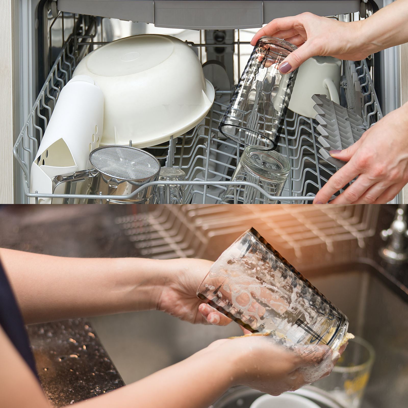 6PCS 385ml Stackable Plastic Glasses Unbreakable Tumblers Food Grade Materials Acrylic Drinking Glasses Set Of 6