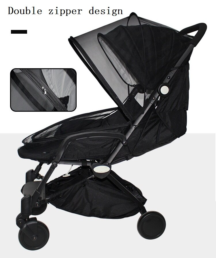 Mosquiteiro universal 95%, para carrinhos de bebê, berço, cybex, quinny, joia, yoyacare, yoyaplus, goodbaby, xiaomi