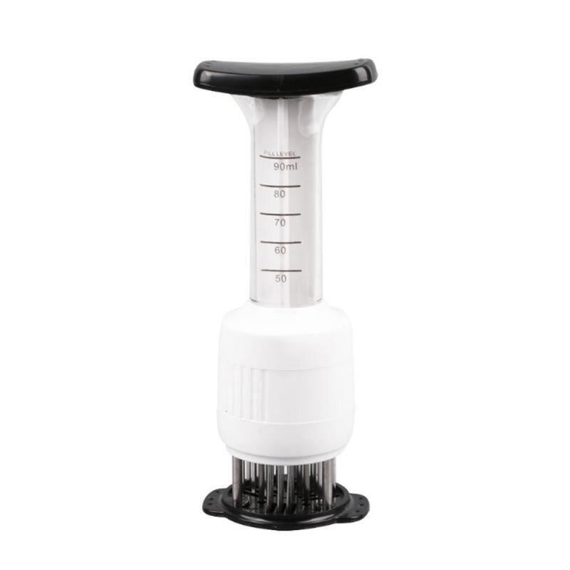 Stainless Steel Meat Tenderizer Needle Beef Marinade Injection Seasoning Injection Type Pine Meat NeedleKitchen Tool