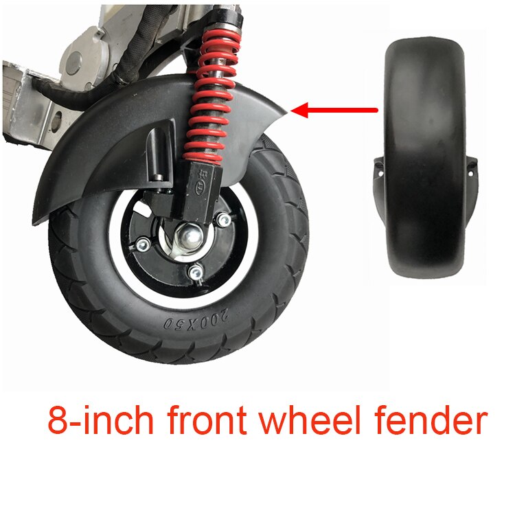 8-inch front wheel mudguard for electric scooter folding electric vehicle front mudguard