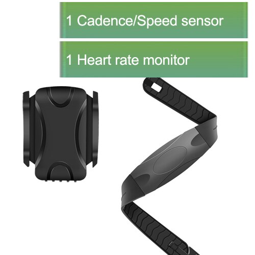 Bike Speedometer Wireless Computer ANT+ Bluetooth Bicycle Speed Cadence Sensor Heart Rate Monitor for GARMIN iGPSPORT Bryton C3: 1 K3 and 1 H3