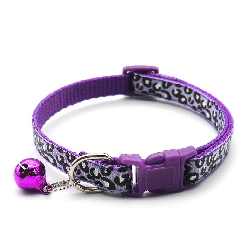 gato leopardo perro Collar de hebilla ajustable perro de dibujos animados mascotas collares lleva gato Pet Id etiqueta accesorios Animal productos