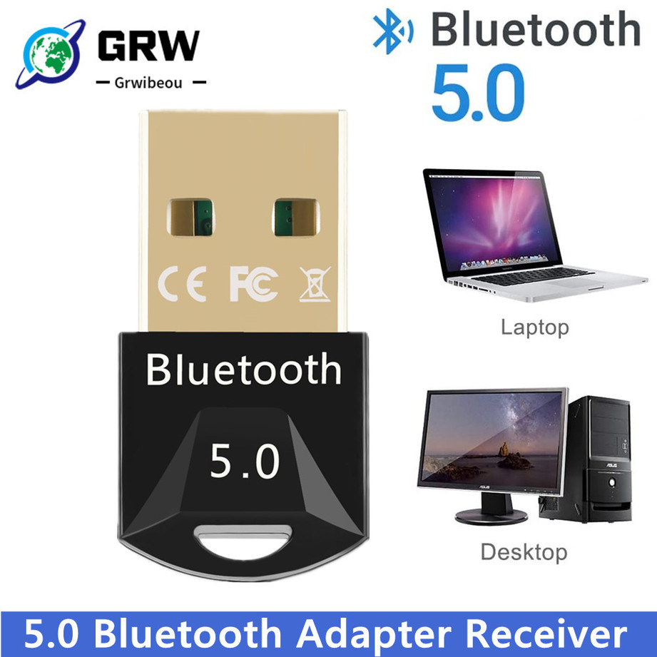 USB Bluetooth Adapter 5.0 Bluetooth Receiver 5.0 Dongle High Speed Transmitter Mini Bluetooth USB Adapter For PC Laptop Computer