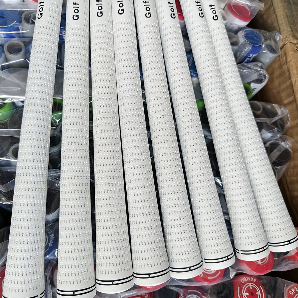 13 stücke Golf Verein Griff Eisen Holz Stange Universal- Griff Gummi Tragen-beständig Nicht-Unterhose Golf Griff Weiß blau gelb grün verrotten Griff: Weiß