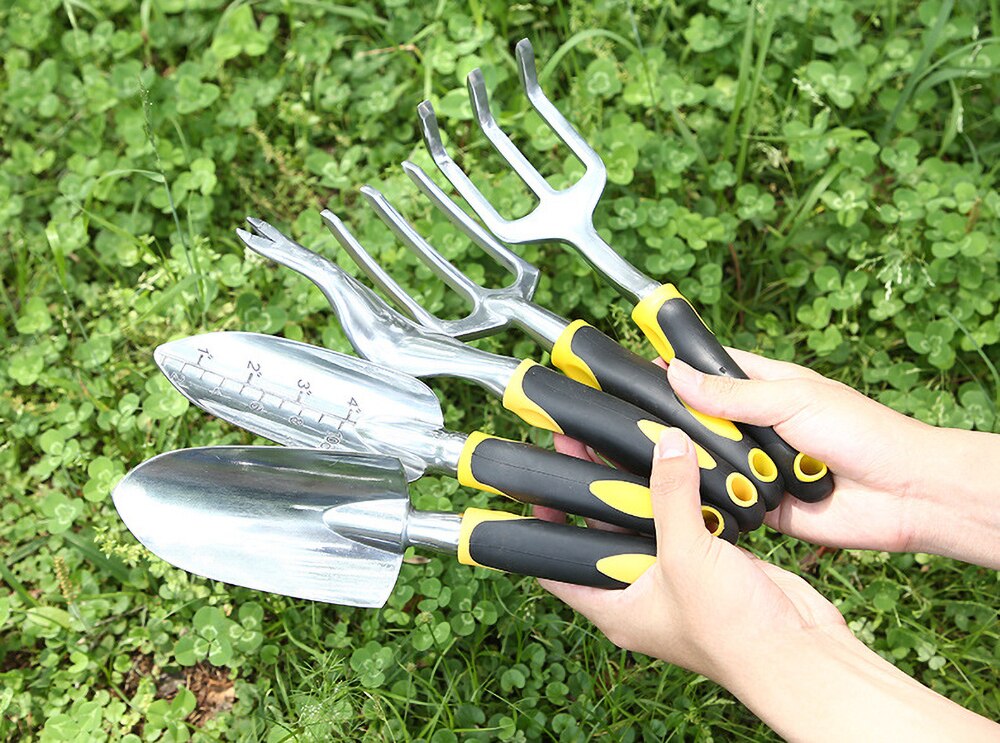 1Pc Kleine Tuin Hand Tool Schop Hark Met Soft Grip Voor Bloem Planten